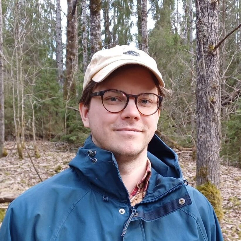 Aleksi Nirhamo in forest