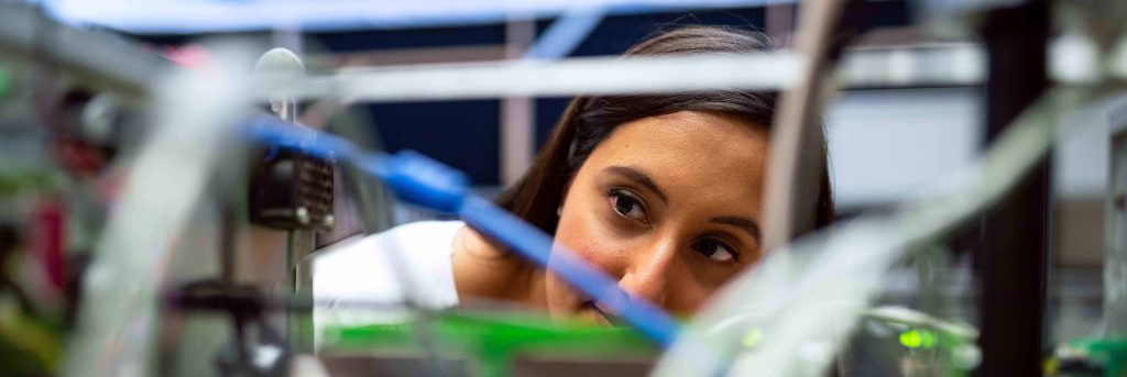 Female engineer in laboratory