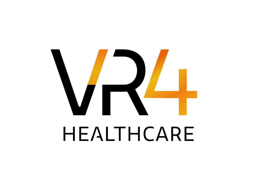 The logo of VR4Healthcare