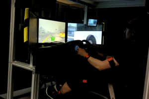 Driver's kinematics measurement in the simulator using wearable sensors