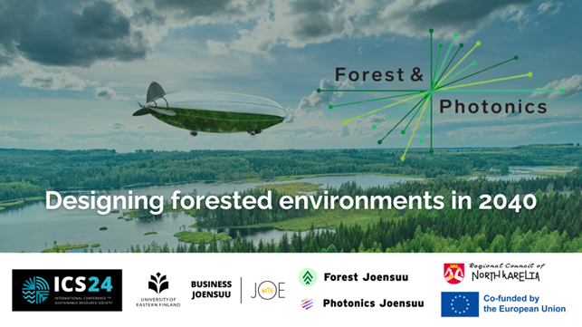 Forest & Photonics event marketing picture with organiser logos