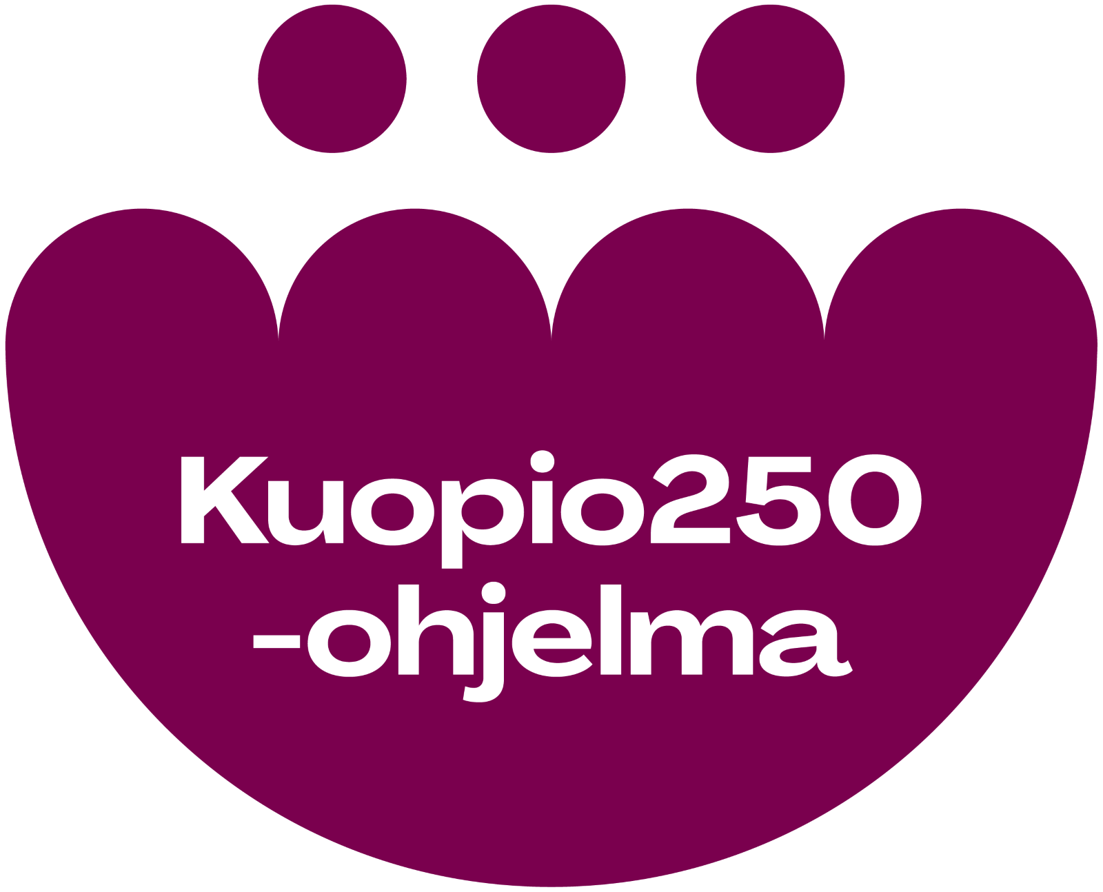 Kuopio 250 ohjelma -tunnus