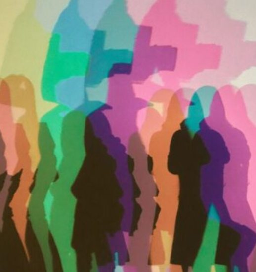 Colourful silhouettes