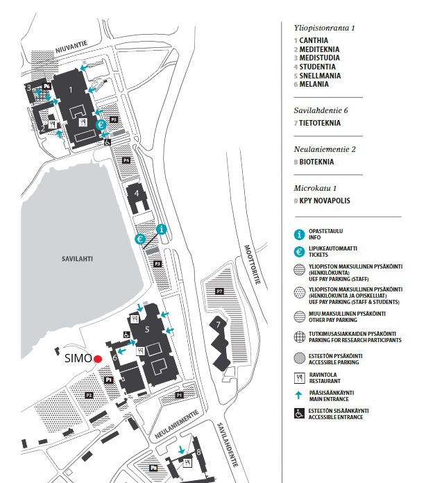 map of the site