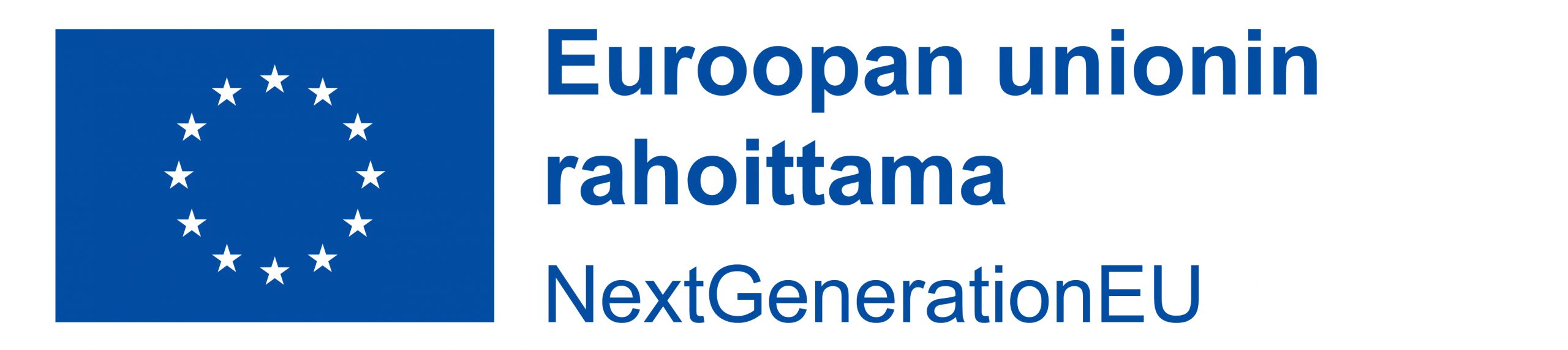 Euroopean unionin rahoittama NextGenerationEU logo