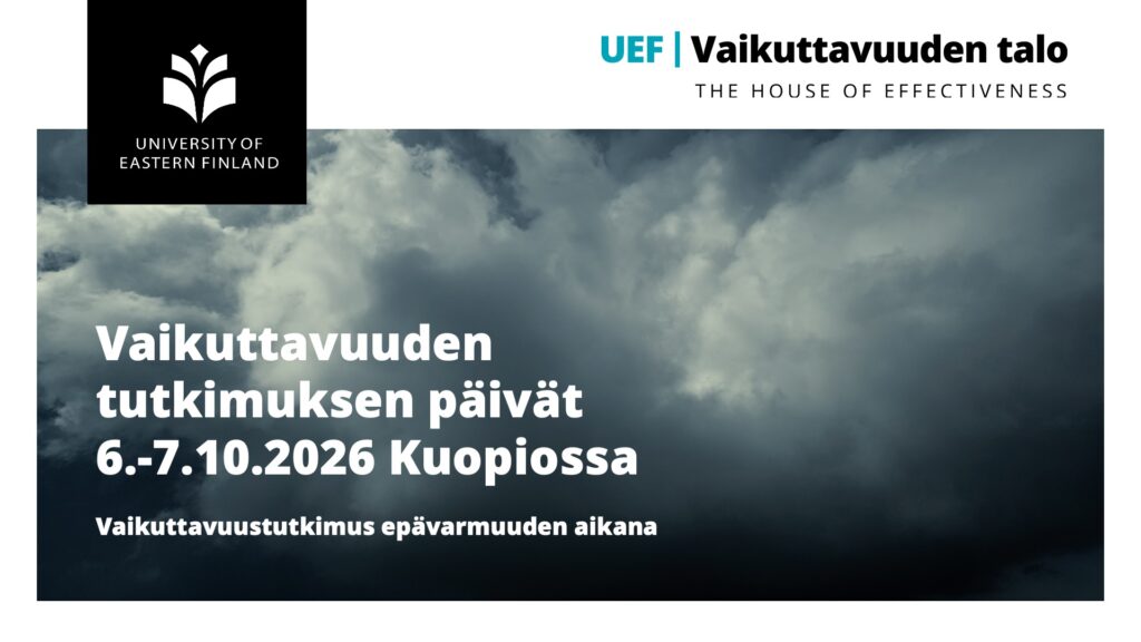 Vaikuttavuuden tutkimuksen päivät 2026 somebannerikuva.
