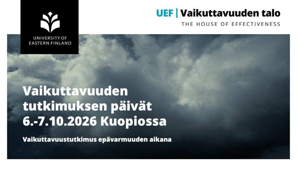 Vaikuttavuuden tutkimuksen päivät 2026 somebannerikuva.